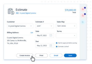 Method CRM Invoices for QuickBooks and Xero