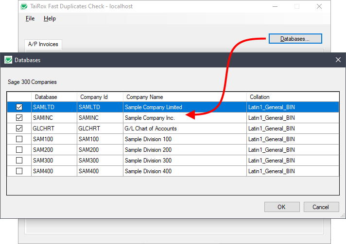 Fast Duplicates Select Databases