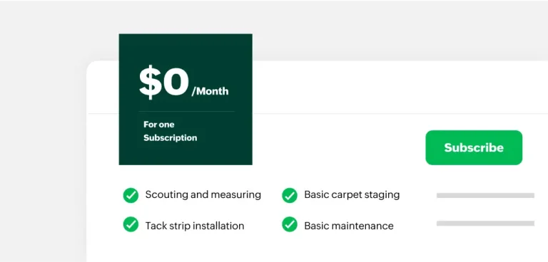 Freemium Pricing Model Screen