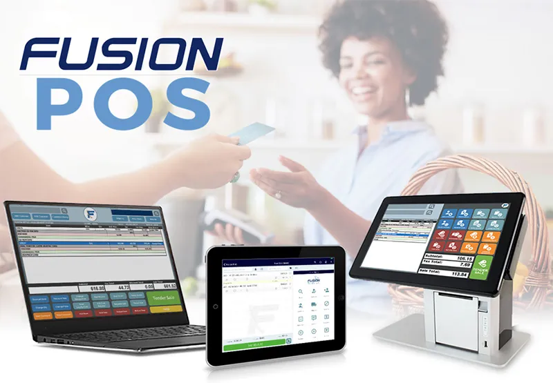 fusion pos on mobile and desktop