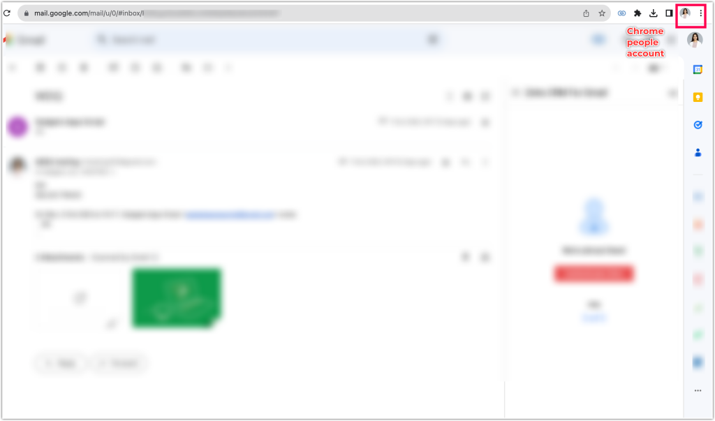 Change google account