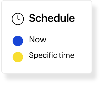 zoho backstage schedule feature