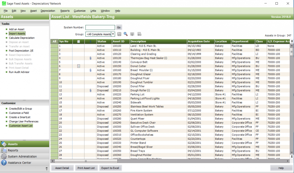 Sage Fixed Assets Software