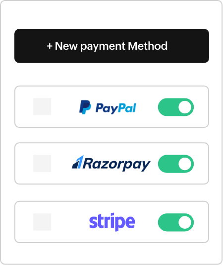 zoho backstage payment vendors