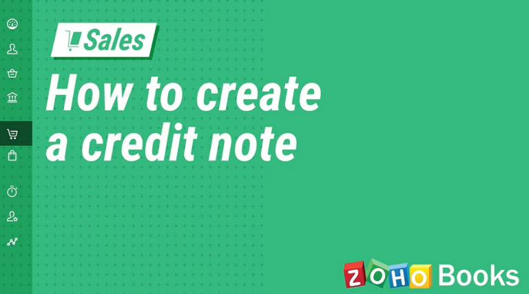 How to create a credit note thumbnail