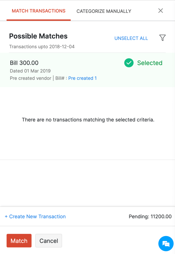 match zoho expense integration