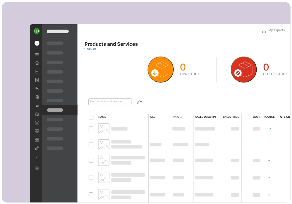Products and Services Visual